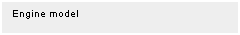 Text Box: Engine model 
