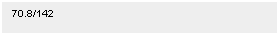 Text Box: 70.8/142
