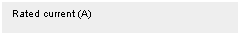 Text Box: Rated current (A)
