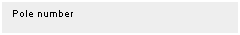 Text Box: Pole number
